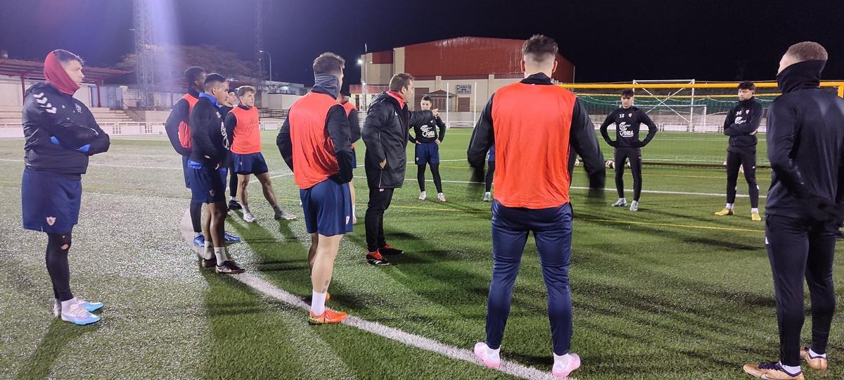 Un entrenamiento de esta semana del Jaraíz.