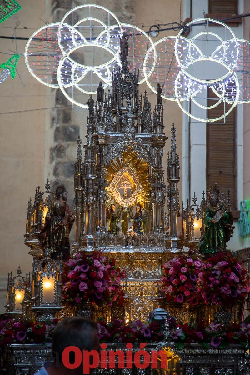 Procesión del Baño y parlamento en las Fiestas de Caravaca