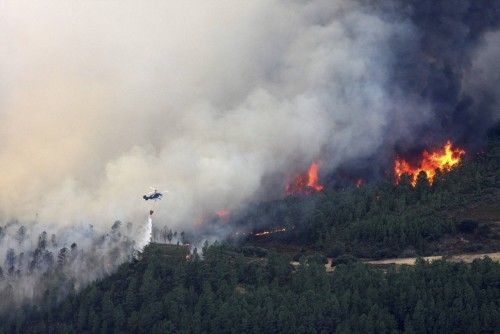 Incendio en la Sierra de Gata (Cáceres)
