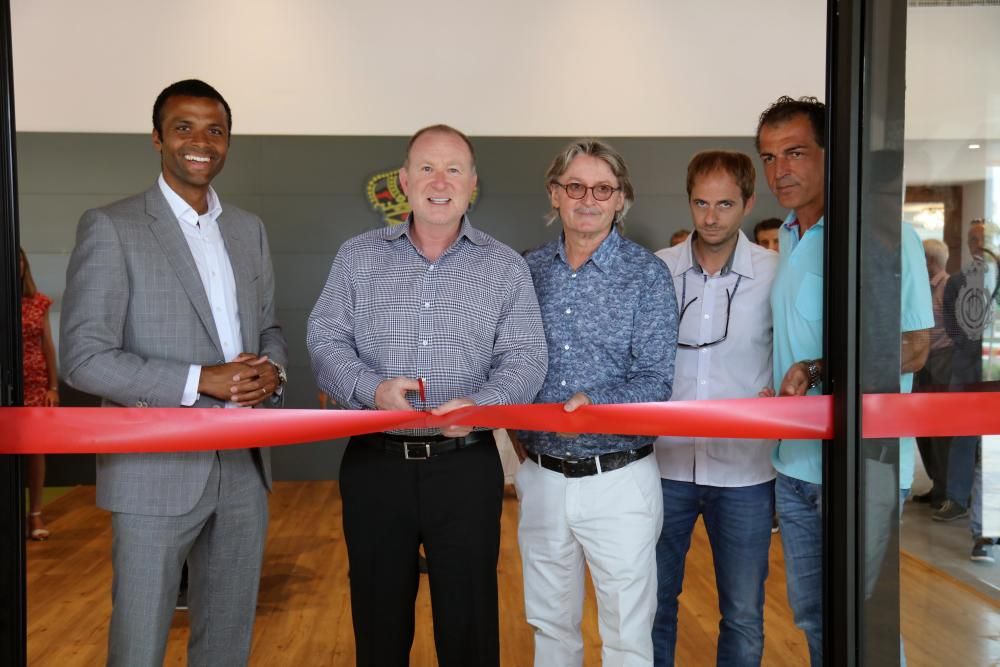 Sarver inaugura el "Players Lounge" de Son Bibiloni