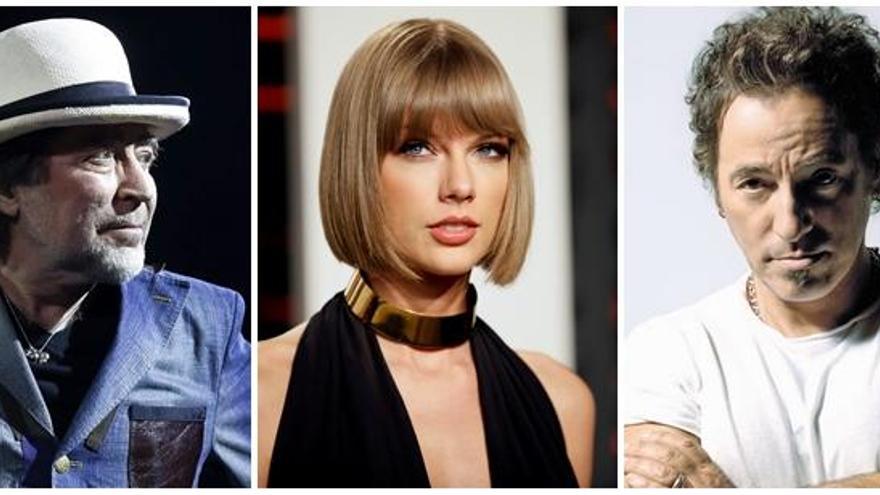 Sabina, Taylor Swift y &#039;The Boss&#039; sacarán disco este año 2017.