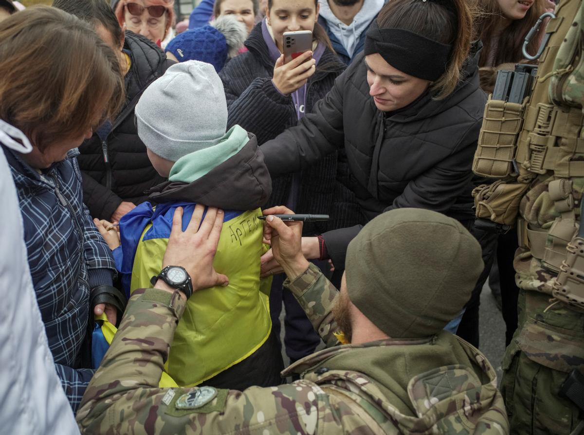 El Ejército de Ucrania entra en Jersón