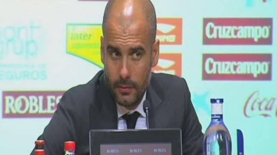 Guardiola tira la toalla