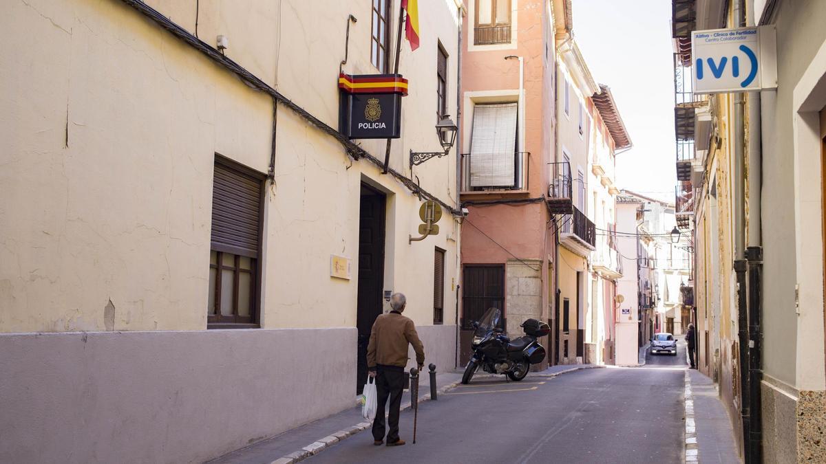 La comisaría de la Policía Nacional de Xàtiva.