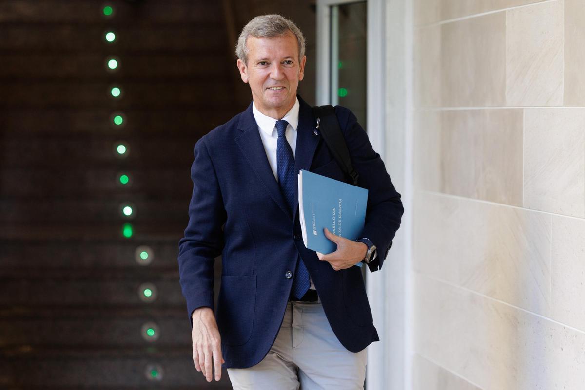 El presidente de la Xunta, Alfonso Rueda