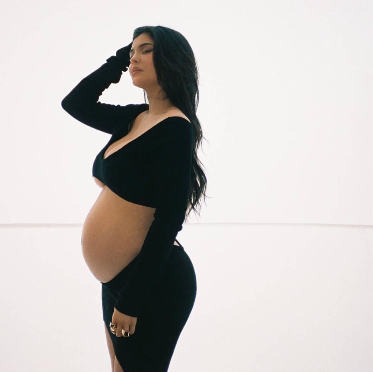 Kylie Jenner durante el embarazo de su segundo hijo