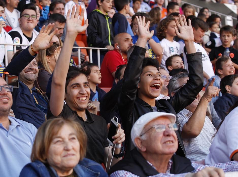 La espectacular afición del Valencia CF