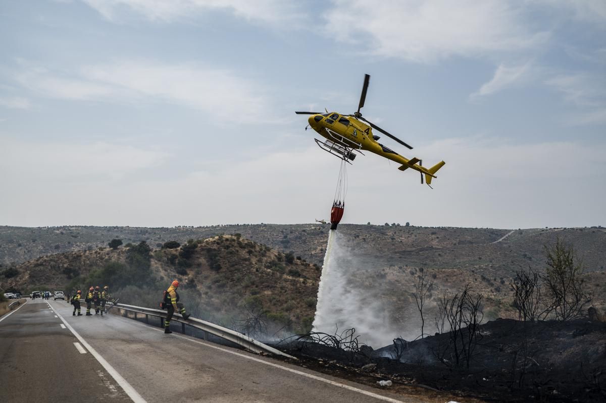 Fotogalería | Así ha sido el incendio forestal en Garrovillas de Alconetar