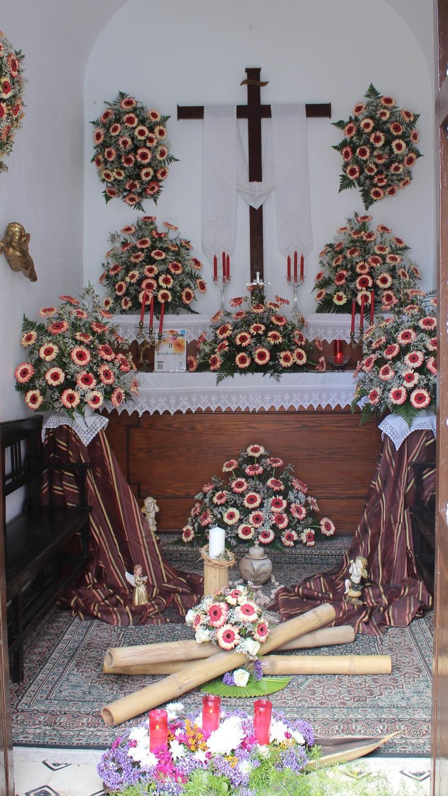 La cruz de capilla ganadora en 2019 en San Juan de la Rambla