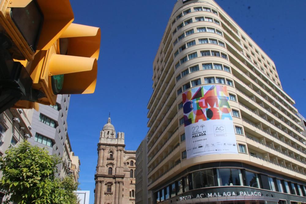 La ciudad se prepara para el Festival de Málaga