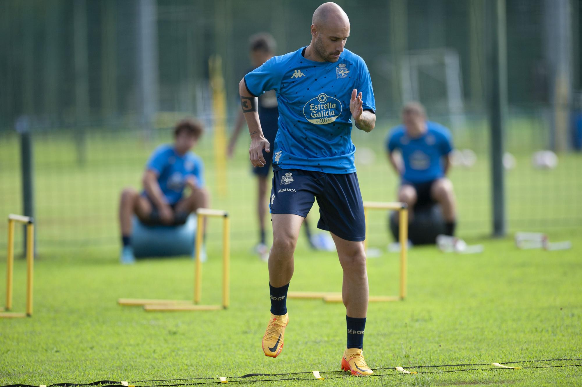 El Deportivo coge ritmo de trabajo en el segundo entrenamiento de pretemporada