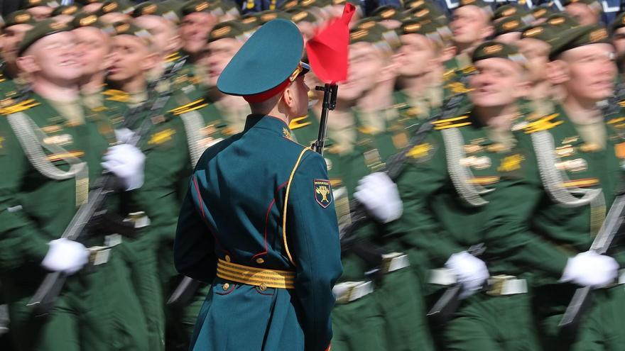 Celebració del Dia de la Victòria en la plaça Vermella de Moscou