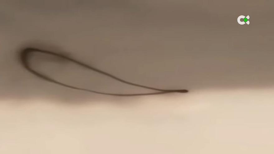 ¿Qué era el misterioso anillo oscuro que sobrevoló la Palma días atrás?