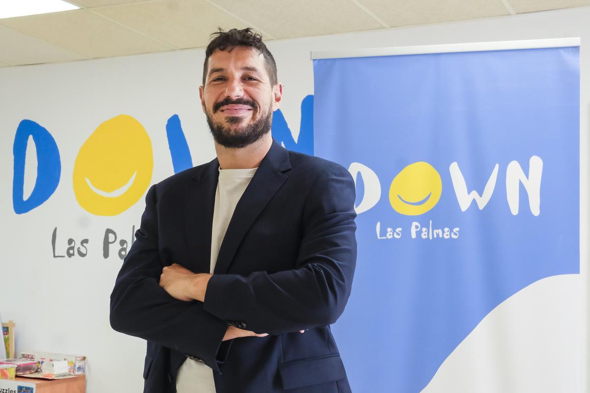Ángel Sosa, gerente de la Asociación Down Las Palmas.