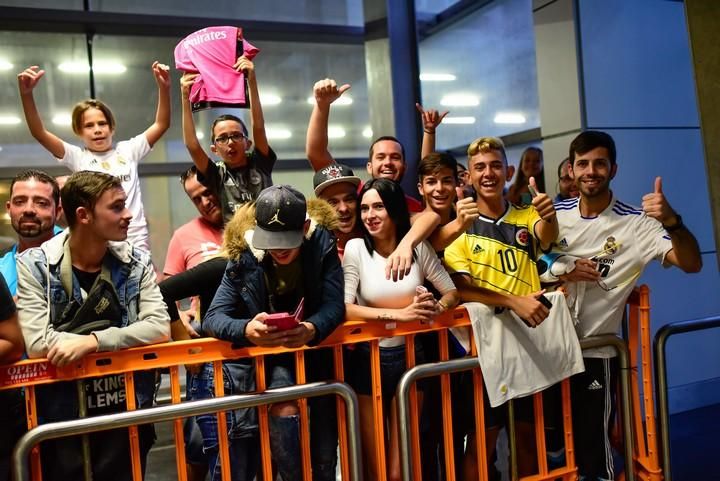 LLegada del Madrid al Aeropuerto de Gran Canaria