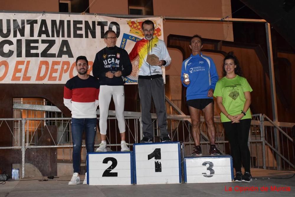 Podios IV Carrera Popular Puentes de Cieza