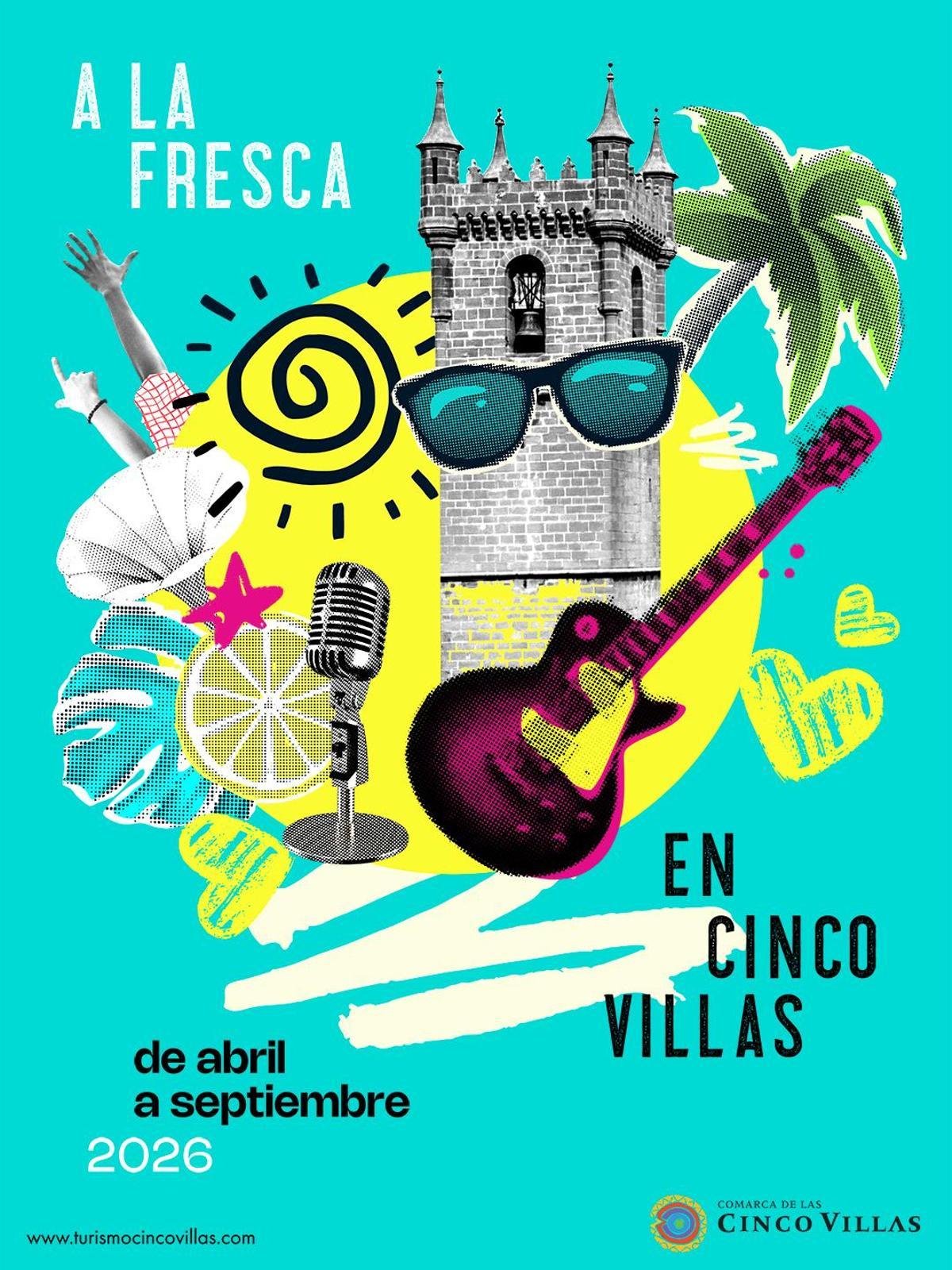 Cartel de 'A la fresca en Cinco Villas'