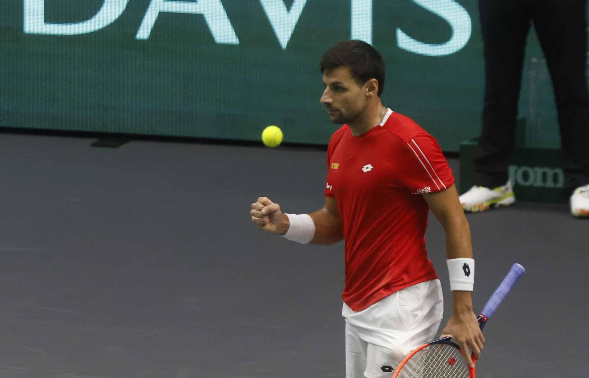 Segunda jornada de Copa Davis, ya con Djokovic entrenando en L´Alqueria