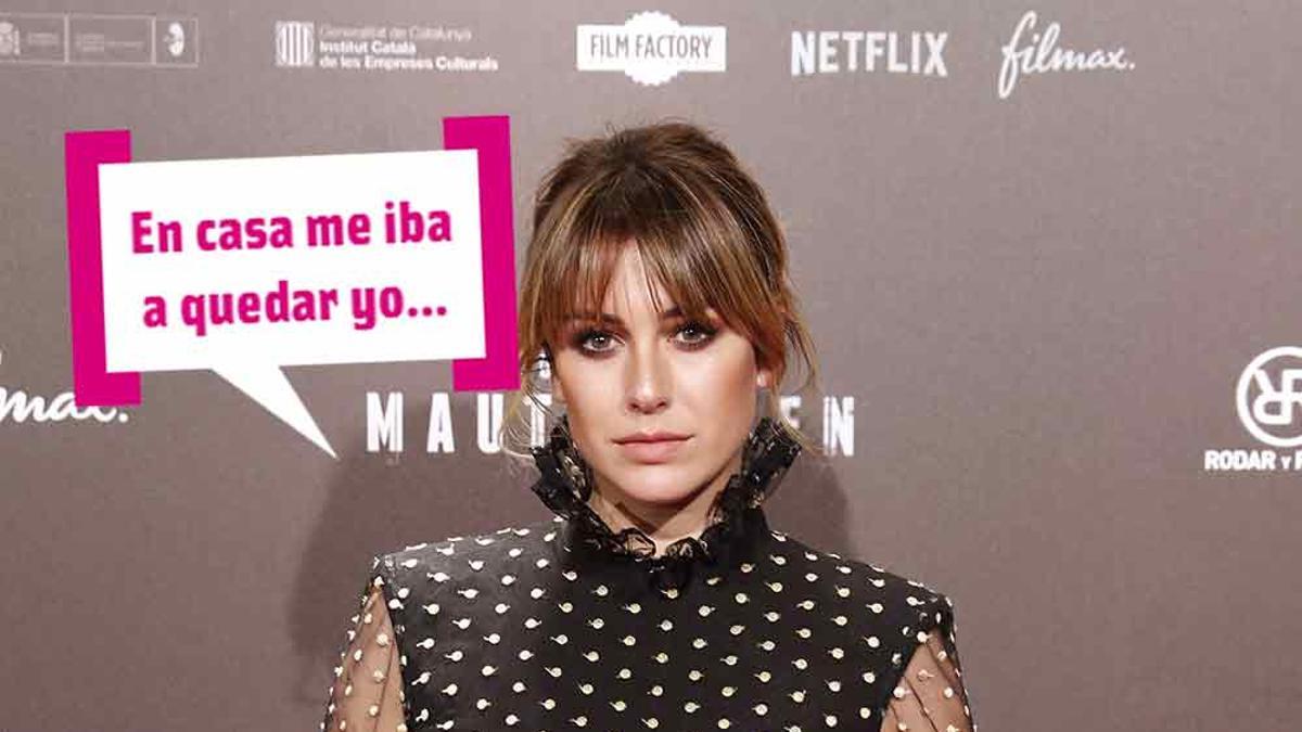Blanca Suárez con bocadillo