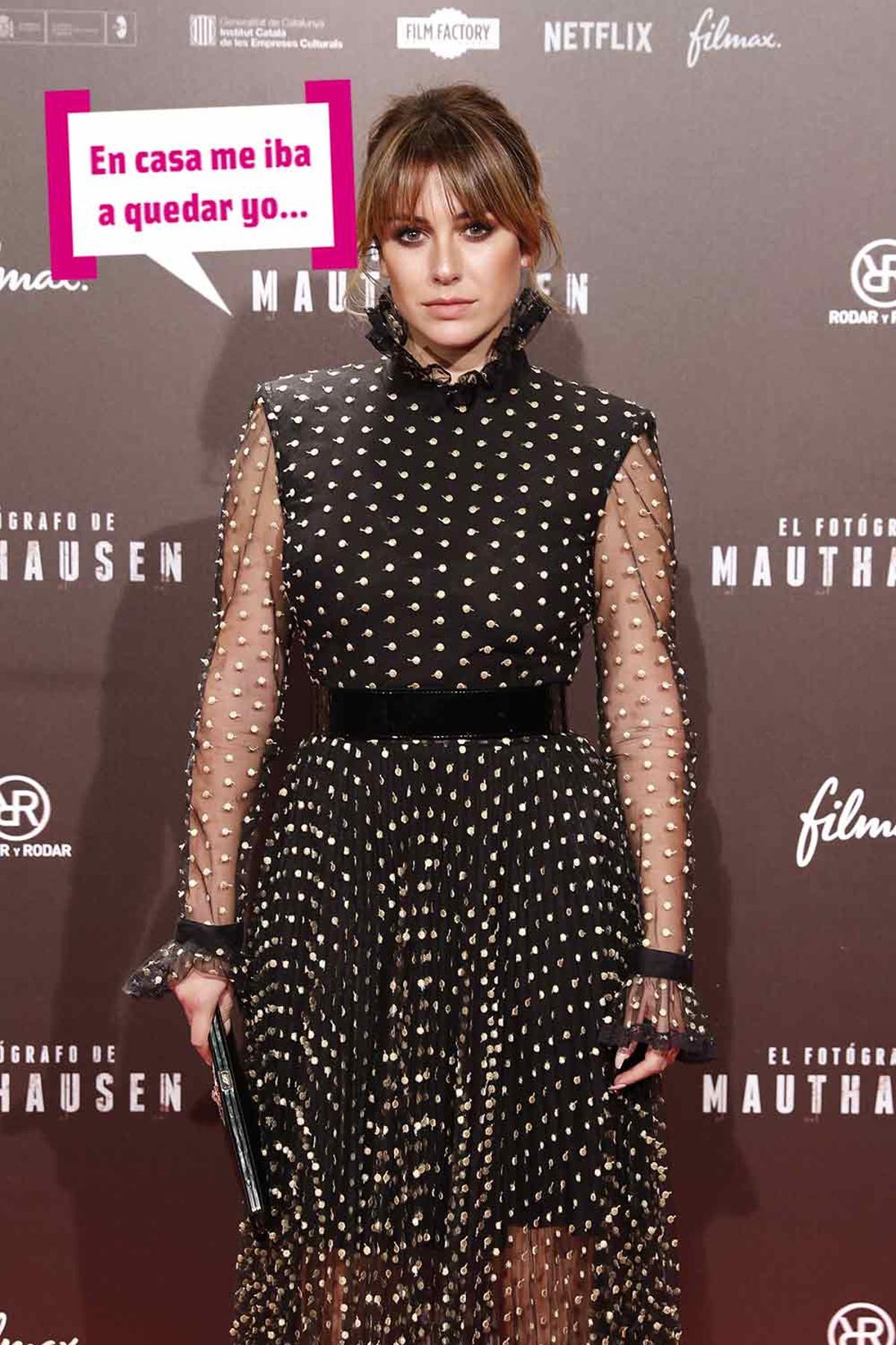 Blanca Suárez con bocadillo