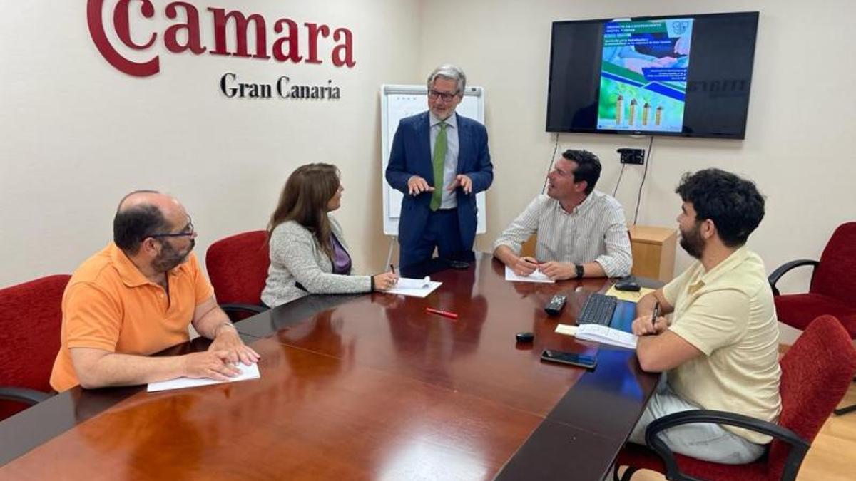 Equipo de gestión del Programa de la Cámara de Comercio de Gran Canaria.