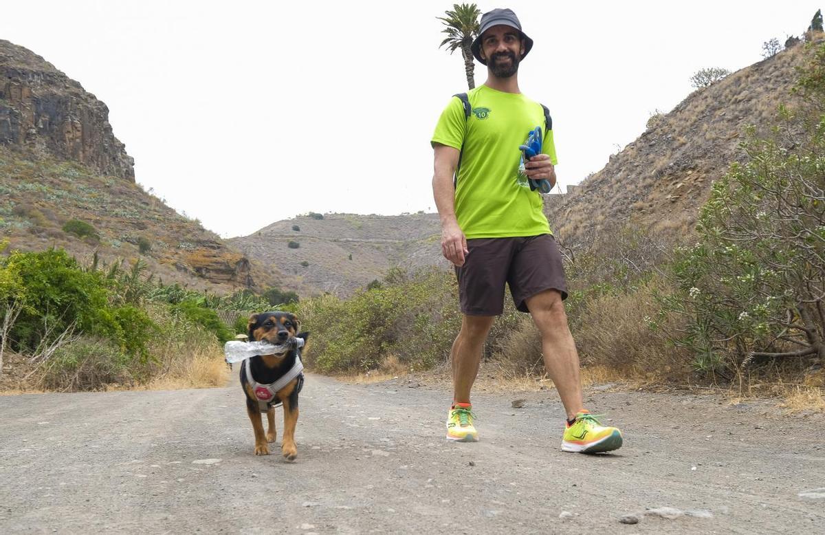 Paseo por el barranco con la nueva app Kleos Guiniguada Paseo por el barranco con la nueva app Kleos Guiniguada