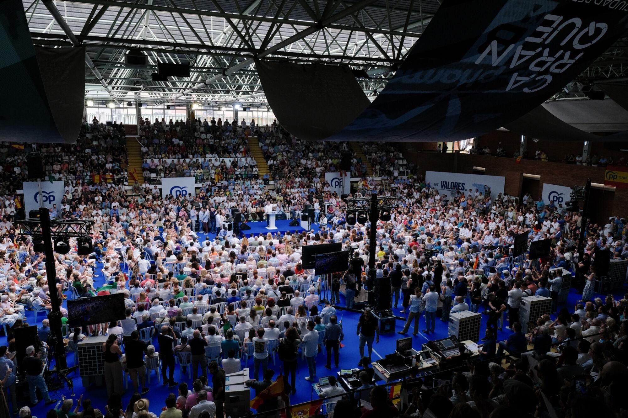 Mitin del Partido Popular en Málaga
