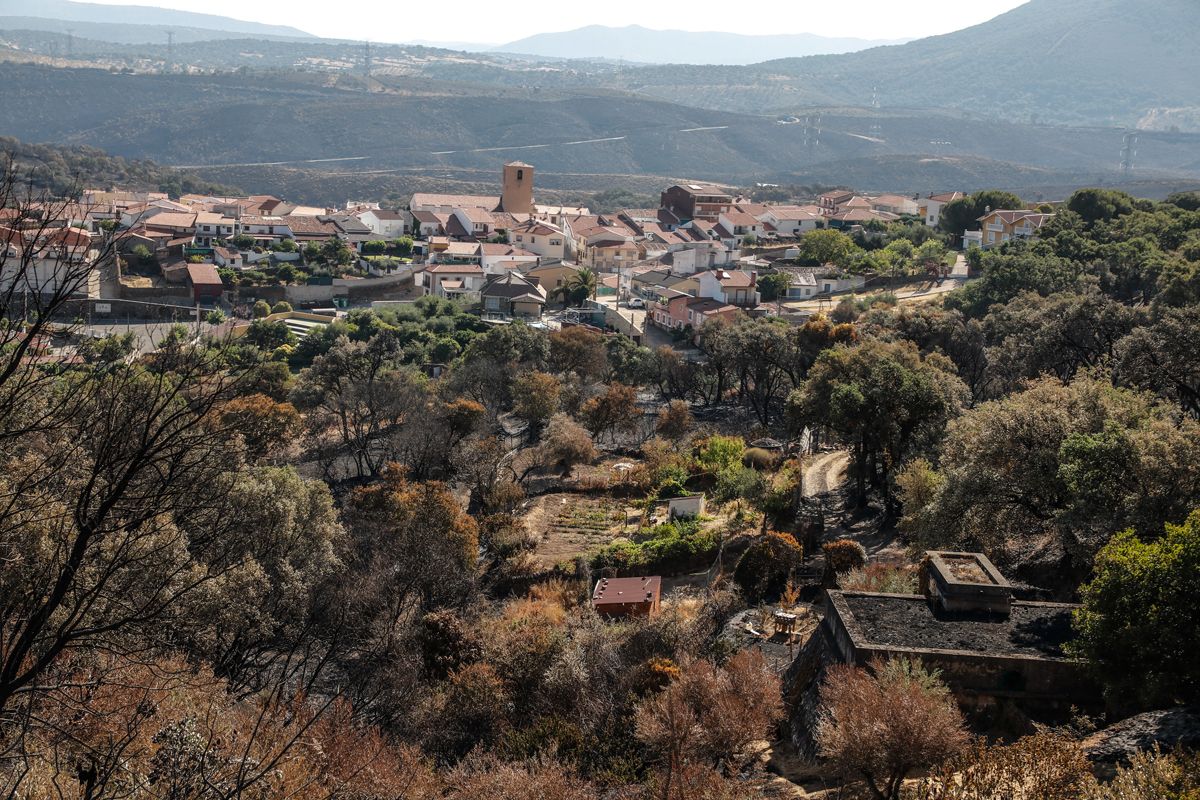 Así quedó la zona de Casas de Miravete y Monfragüe tras el incendio