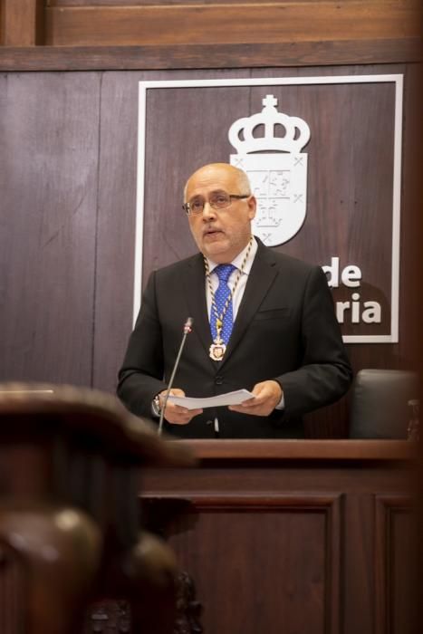 22.06.19. Las Palmas de Gran Canaria. El Cabildo de Gran Canaria celebra el pleno de constitución de la nueva corporación, con Antonio Morales como presidente, al haber sido el candidato más votado. Foto Quique Curbelo  | 22/06/2019 | Fotógrafo: Quique Curbelo