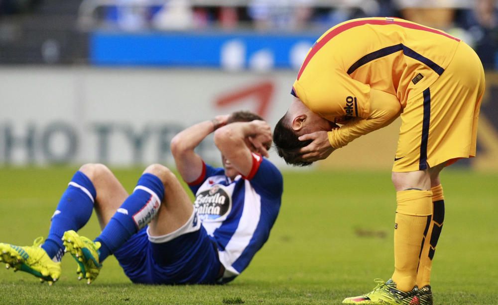 Imágenes del Deportivo - Barcelona