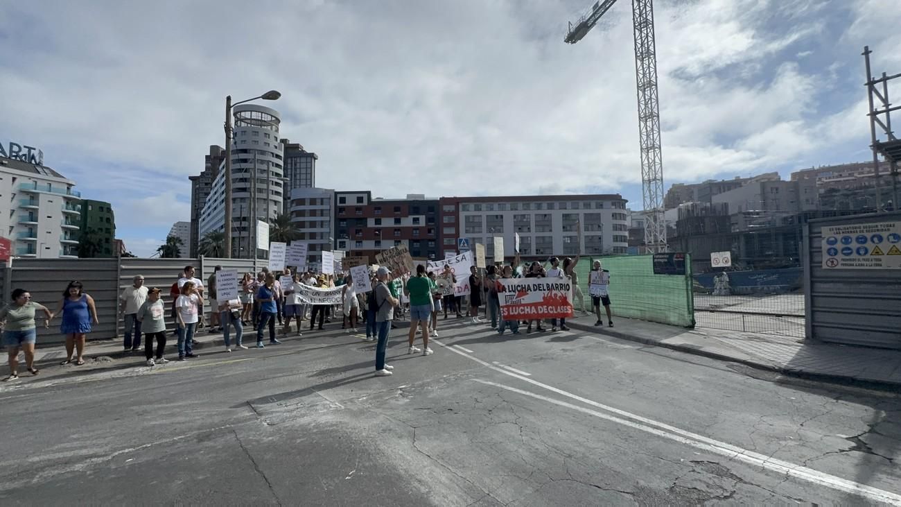 Manifestación en Guanarteme contra la gentrificación y la especulación inmobiliaria