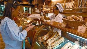 Panadería Paul, en la calle de València.