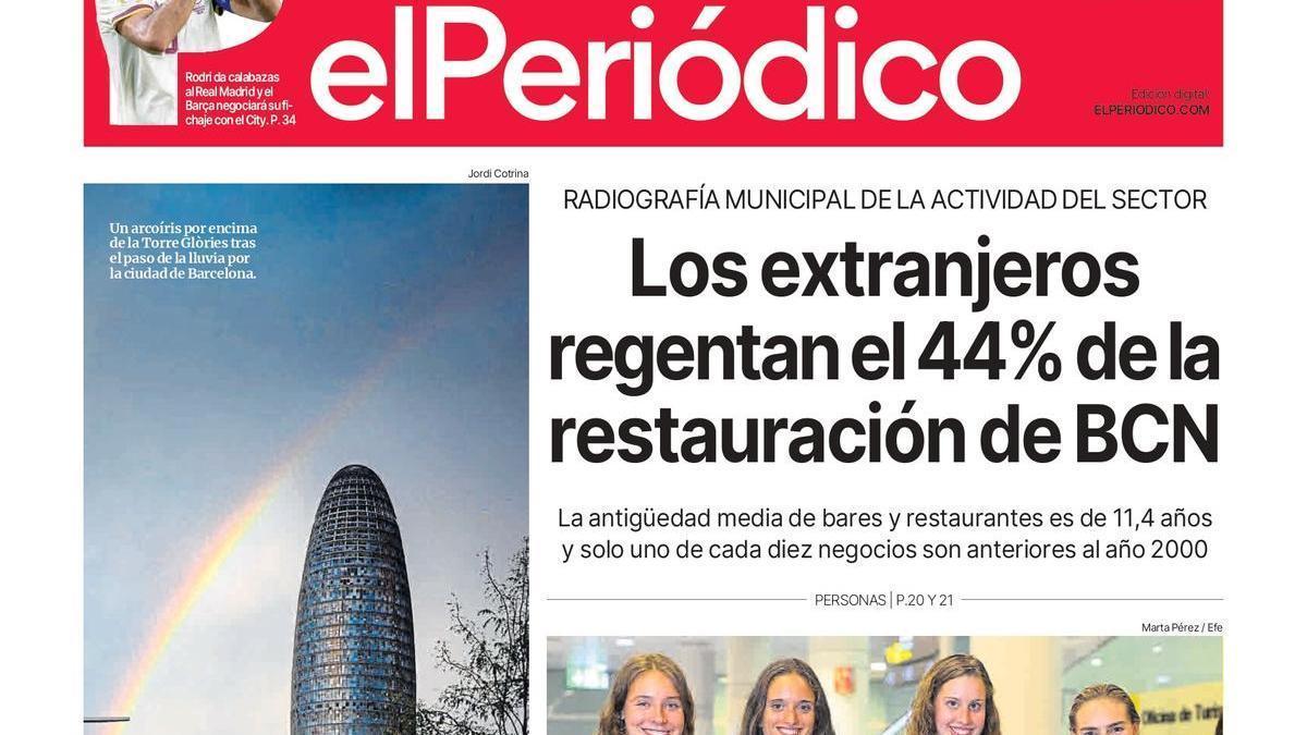 La portada de EL PERIÓDICO del 7 de agosto de 2026