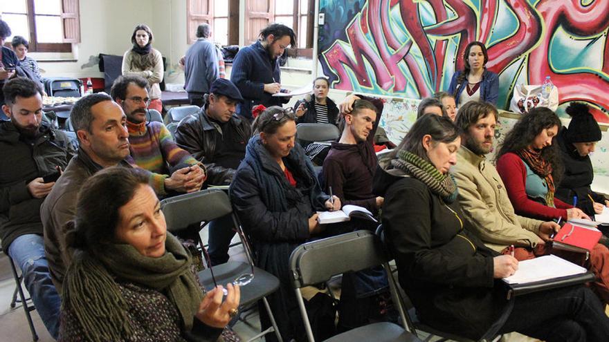 Visita de los representantes agrarios a Godella.