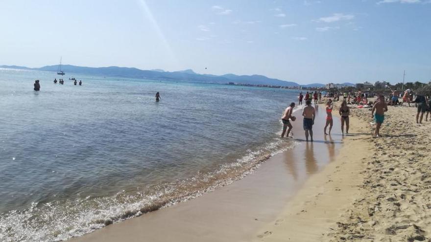 Die Playa de Palma am Donnerstagnachmittag.