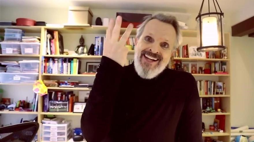 Miguel Bosé, en uno de sus últimos vídeo en Instagram.