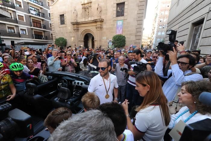 Recepción de Valverde en Murcia