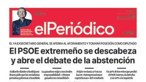 La portada de EL PERIÓDICO del 23 de diciembre de 2025