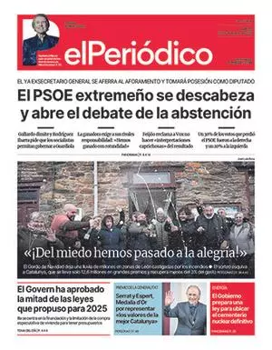 La portada de EL PERIÓDICO del 23 de diciembre de 2025