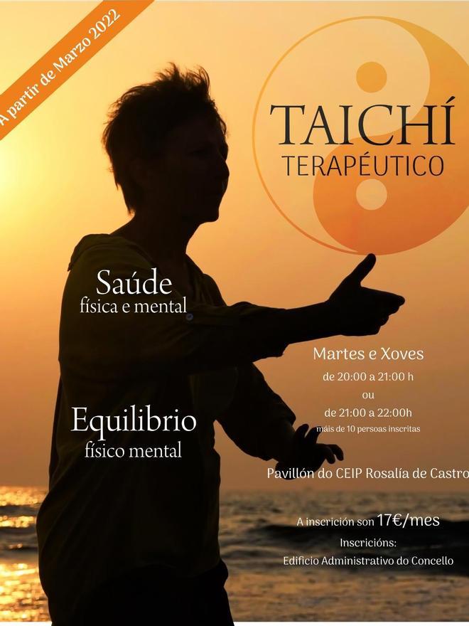 El programa de taichí anunciado por el Concello.