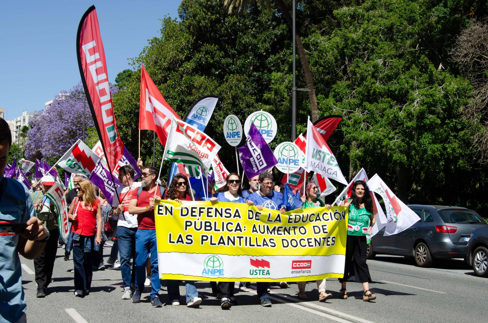 Huelga del 14 de mayo del personal docente no universitario en Andalucía