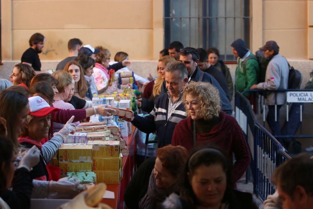 Los Ángeles Malagueños de la Noche reparten 3.000 menús