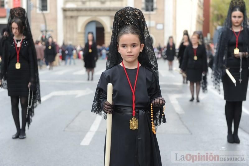 Procesión de la Soledad del Calvario en Murcia