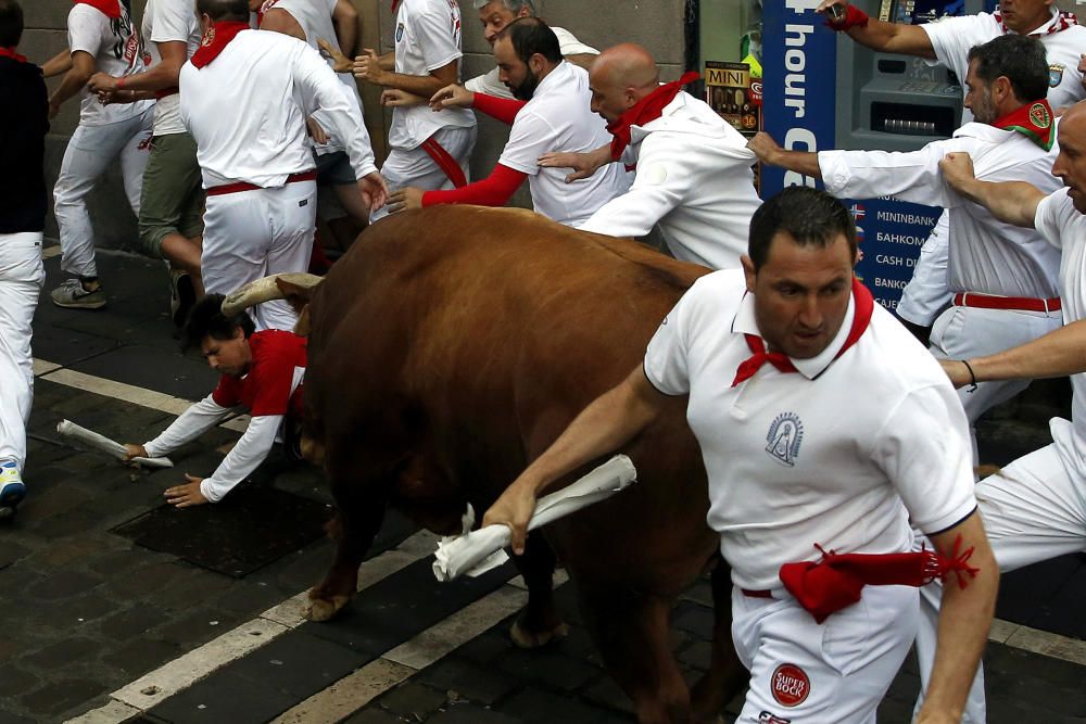 Segundo encierro de los Sanfermines 2016