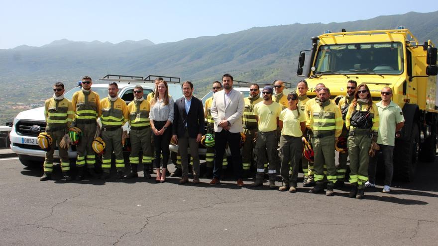 El Cabildo de La Palma refuerza  el operativo para luchar contra los incendios forestales