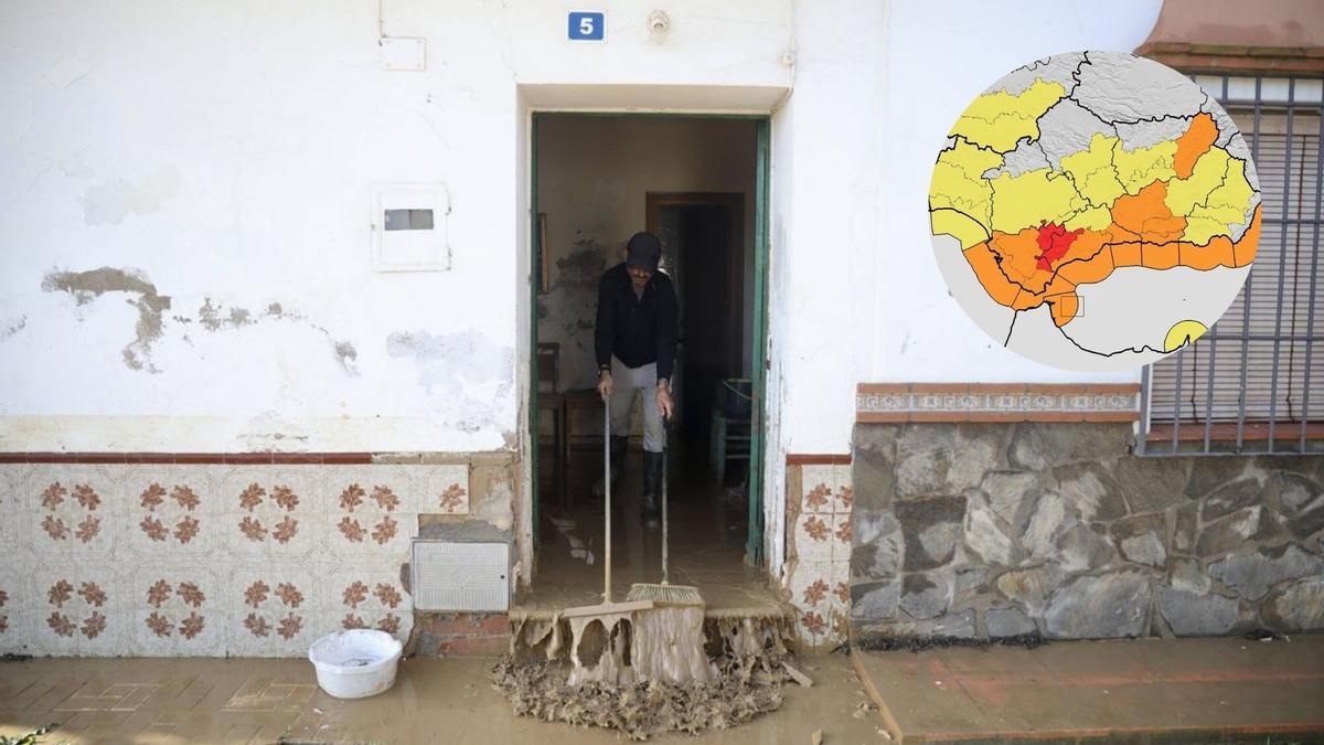 La borrasca Leonardo pone en alerta a toda la provincia de Málaga.