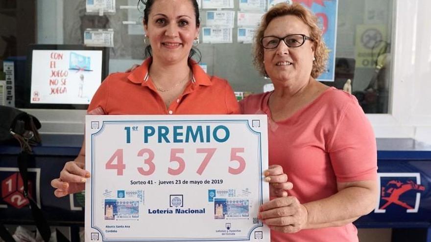 Parte del primer premio de la Lotería Nacional, vendido en Córdoba