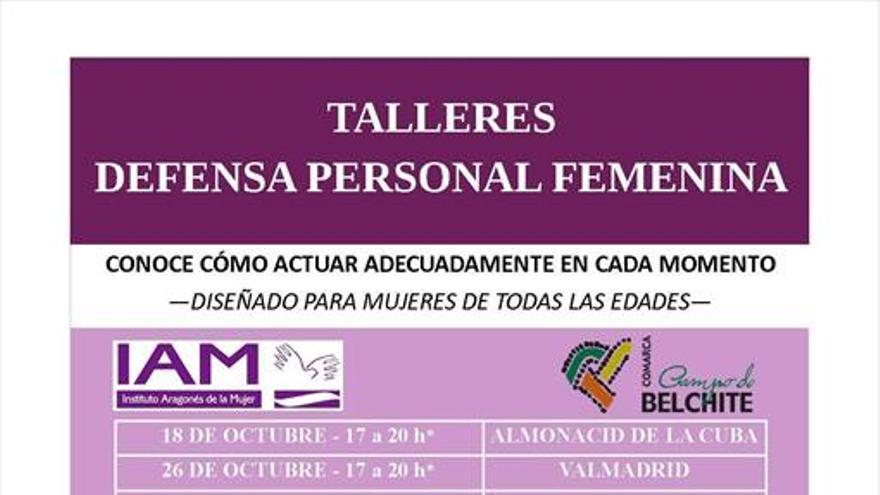 Las mujeres aprenden las bases de la defensa personal