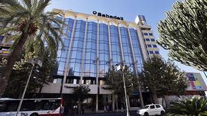 Sede del Banco Sabadell en Alicante.