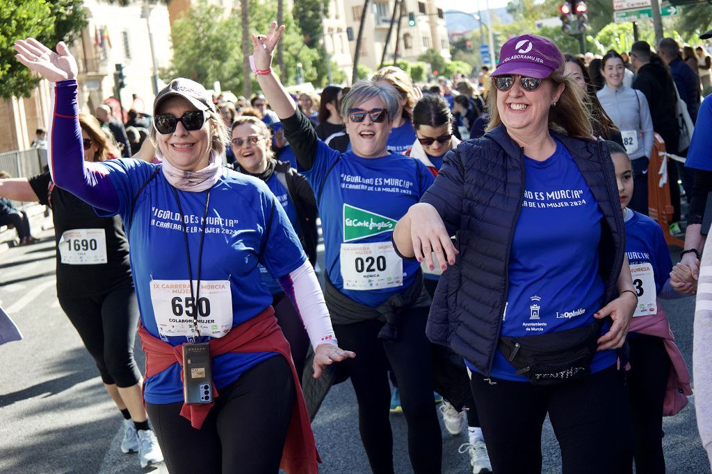 Las imágenes de la llegada a meta de la Carrera de la Mujer de Murcia 2024